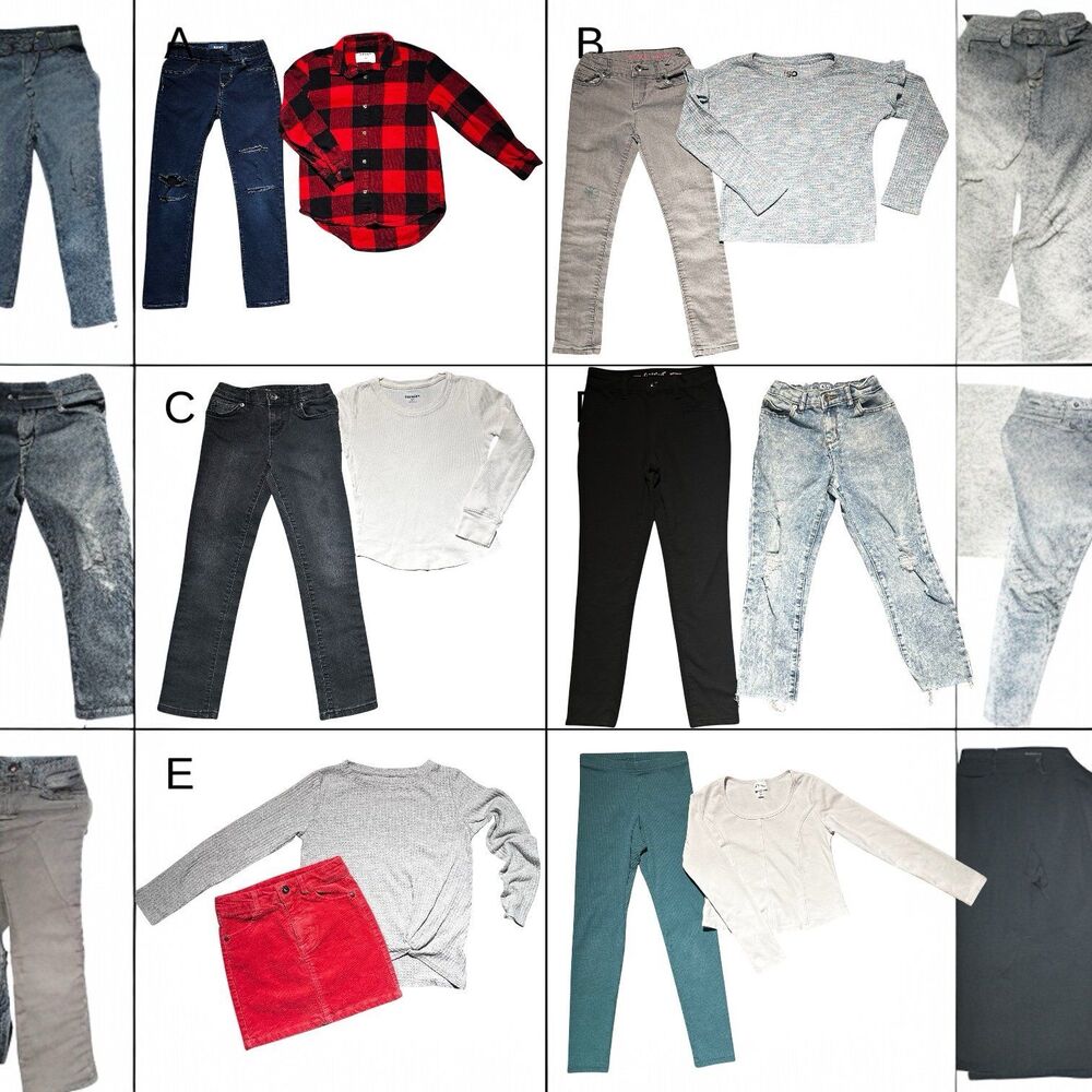 Girls Size 8 Clothing Lot Bundle – Old Navy, Cat & Jack, Art Class, TCP Fall